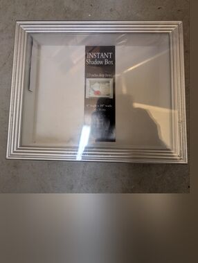 2 New Shadow Box Frame in Silver